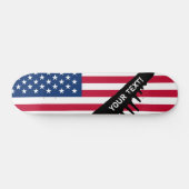 Klassische amerikanische Flagge Skateboard (Horizontal)