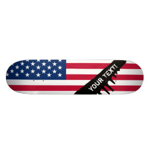 Klassische amerikanische Flagge Skateboard