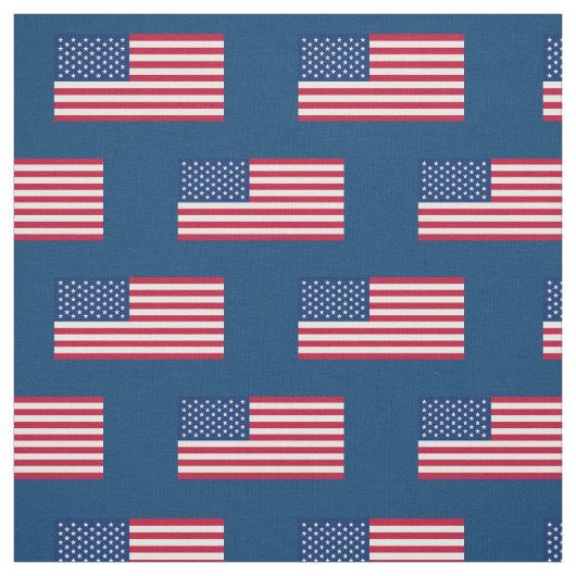 Klassische amerikanische Flagge Stoff (Muster)