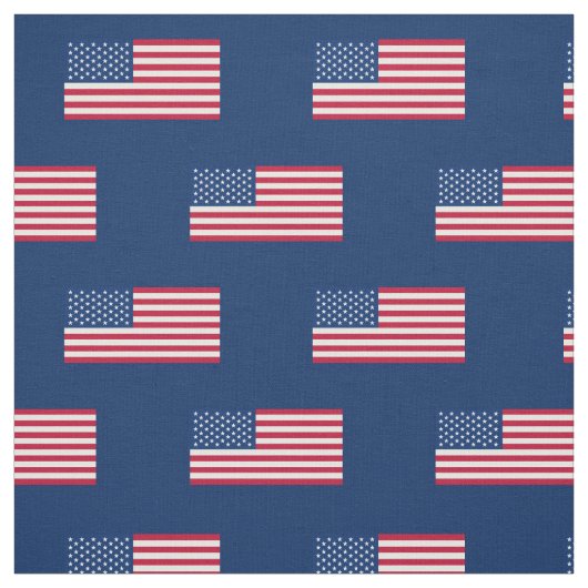 Klassische amerikanische Flagge Stoff (Muster)
