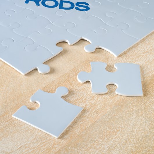 Klassische amerikanische frisierte Autos Puzzle (Seite)