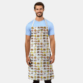 Klassische amerikanische Greasy Spoon Roadside Din Schürze (Getragen)