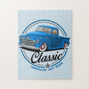 Klassische amerikanische Hot Rods Puzzle
