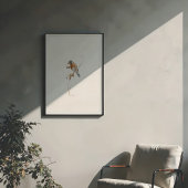 Klassische amerikanische Robin Watercolor Art mit  Poster