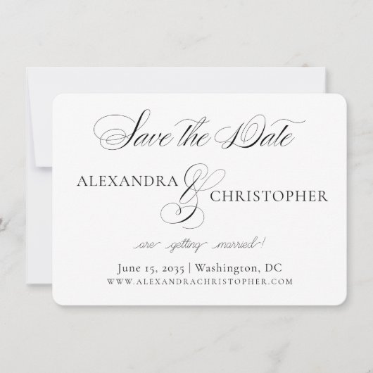 Klassische Ampere und speichern Sie die Daten Einladung (Vorderseite)