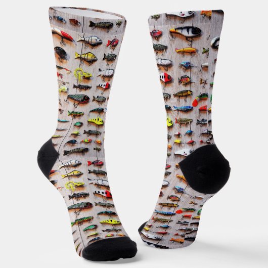 Klassische Angelköder Thunder_Cove Socken (Gewinkelt)