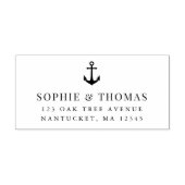 Klassische AnkerRücksendeadresse Permastempel (Design)