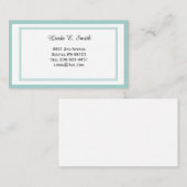 Klassische Anrufkarte Telefonnummerkarte (Vorne/Hinten)