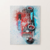 Klassische antike Autokarosserie | COOL Puzzle (Vertikal)