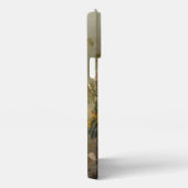 Klassische antike Flora und Fauna Kunst-Malerei iPhone Hülle (Rechte Seite)