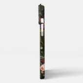 Klassische antike Flora und Fauna Kunst-Malerei iPhone Hülle (Linke Seite)