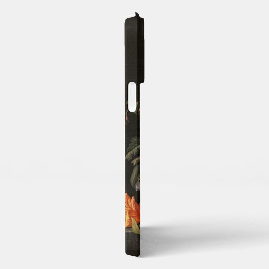 Klassische antike Flora und Fauna Kunst-Malerei iPhone Hülle (Rechte Seite)