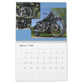 Klassische antike Motorräder Kalender (Feb 2026)