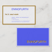 Klassische Anwaltskarten Visitenkarte (Vorne/Hinten)