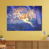 *~* Klassische AP14 Angel Woman Fly Fairy Ephemera Leinwanddruck (Insitu (Wohnzimmer))