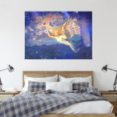 *~* Klassische AP14 Angel Woman Fly Fairy Ephemera Leinwanddruck (Insitu (Schlafzimmer))