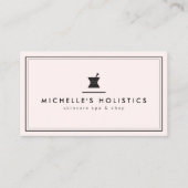Klassische Apotheke Holistische Medizin pink Visitenkarte (Vorderseite)