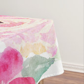 Klassische Aquarellmalerei mit Blumenmuster Tischdecke (Beispiel)