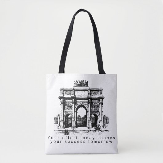 Klassische Architektur-Illustration Tasche (Vorderseite)
