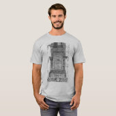 Klassische Architektur, korinthische Kolonne 1725 T-Shirt (Vorne ganz)