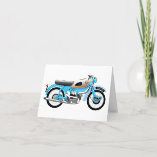 Klassische Ariel Arrow Motorrad-Grußkarte. Dankeskarte