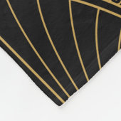 Klassische Art Deco Nahtloses Muster. Geometric St Fleecedecke (Ecke)