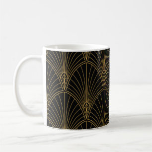 Klassische Art Deco Nahtloses Muster. Geometric St Kaffeetasse