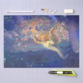 *~* Klassische Art Frau Flying Fairy Ephemera AP14 Seidenpapier (Handwerk)