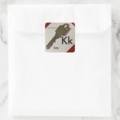 Klassische Aufkleber 1,5-3" Phonics, Buchstabenklä (Tasche)