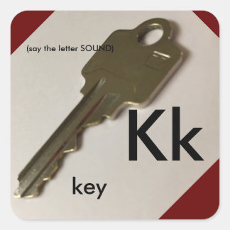 Klassische Aufkleber 1,5-3" Phonics, Buchstabenklä