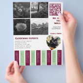 Klassische Aushänge mit Abreisszettelchen Flyer (Hand)