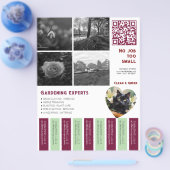 Klassische Aushänge mit Abreisszettelchen Flyer (Einzeln)