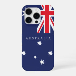 Klassische australische Flagge iPhone 16 Pro Hülle