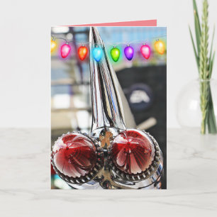 KLASSISCHE AUTO-FINS CADDY WEIHNACHTSKARTEN KARTE