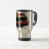 Klassische Auto-Garage mit Camaro Reisebecher (VorderseiteRechts)
