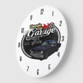 Klassische Auto-Garagen-Gewohnheit GTO Große Wanduhr (Winkel)