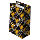 Klassische Auto-Geschenk-Tasche für ihn Kleine Geschenktüte (Rückseite Schrägansicht)