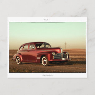 Klassische Auto-Postkarte: Pontiac Streamliner ,41 Postkarte