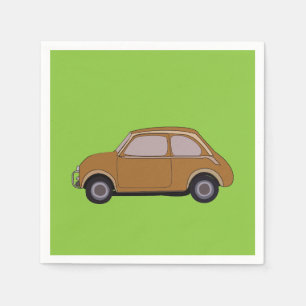 Klassische Auto-Retro-Party-Papierplatte Serviette