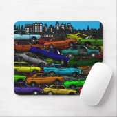 Klassische Auto Scrapyard Mäusematte Mousepad (Mit Mouse)