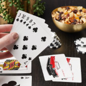 Klassische Auto Spielkarten (In Situ)