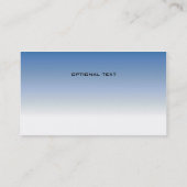 Klassische Auto-Verkaufs-und Visitenkarte (Rückseite)