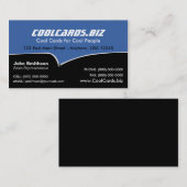 Klassische Auto-Visitenkarte Visitenkarte (Vorne/Hinten)