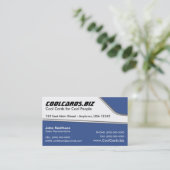 Klassische Auto-Visitenkarte Visitenkarte (Stehend Vorderseite)