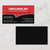 Klassische Auto-Visitenkarte Visitenkarte (Vorne/Hinten)