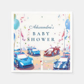 Klassische Autobaby-Feier Serviette (Vorderseite)