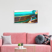 Klassische Autofront end Pop Art wählen .75 Leinwanddruck (Insitu (Wohnzimmer))