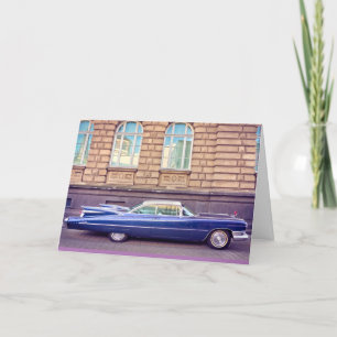 Klassische Automobil-Fotografie-Grußkarten Feiertagskarte
