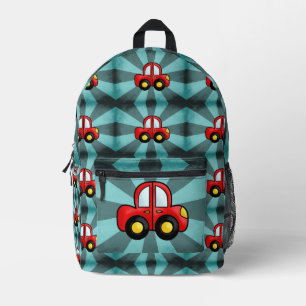 Klassische Automobil-Kunst Retro-Automobil-Druck Bedruckter Rucksack