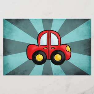 Klassische Automobil-Kunst Retro-Automobil-Druck Briefpapier